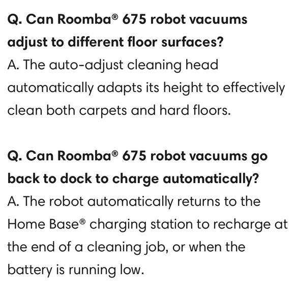 iRobot Roomba 675Wi-Fi® Robot Vacuum #1R675020 - Picture 11 of 13